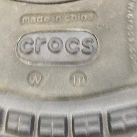 CROCS Flip Flop Sandals Black Carlie Flip NWT Women’s Size 10 - Picture 15 of 16